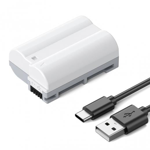 K&F Concept EN-EL15C Battery with 2600mAh Capacity and Type-C Fast Charging for for Nikon Z8, Z7II, Z 7, Z 6II, Z 6, Z5, D850, D810, D810A, D780, D750, D610, D500, D7500, D7200 Camera K&F Concept EN-EL15C Battery with 2600mAh Capacity and Type-C Fast Charging for for Nikon Z8, Z7II, Z 7, Z 6II, Z 6, Z5, D850, D810, D810A, D780, D750, D610, D500, D7500, D7200 Camera
